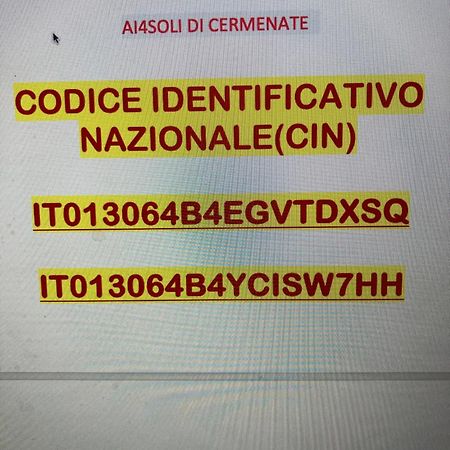 Cermenate "Ai 4 Soli" מראה חיצוני תמונה